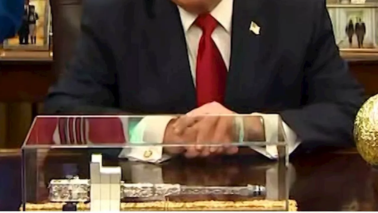 Trump Hosts Artemis II Astronauts in Oval Office During Reporter Questions