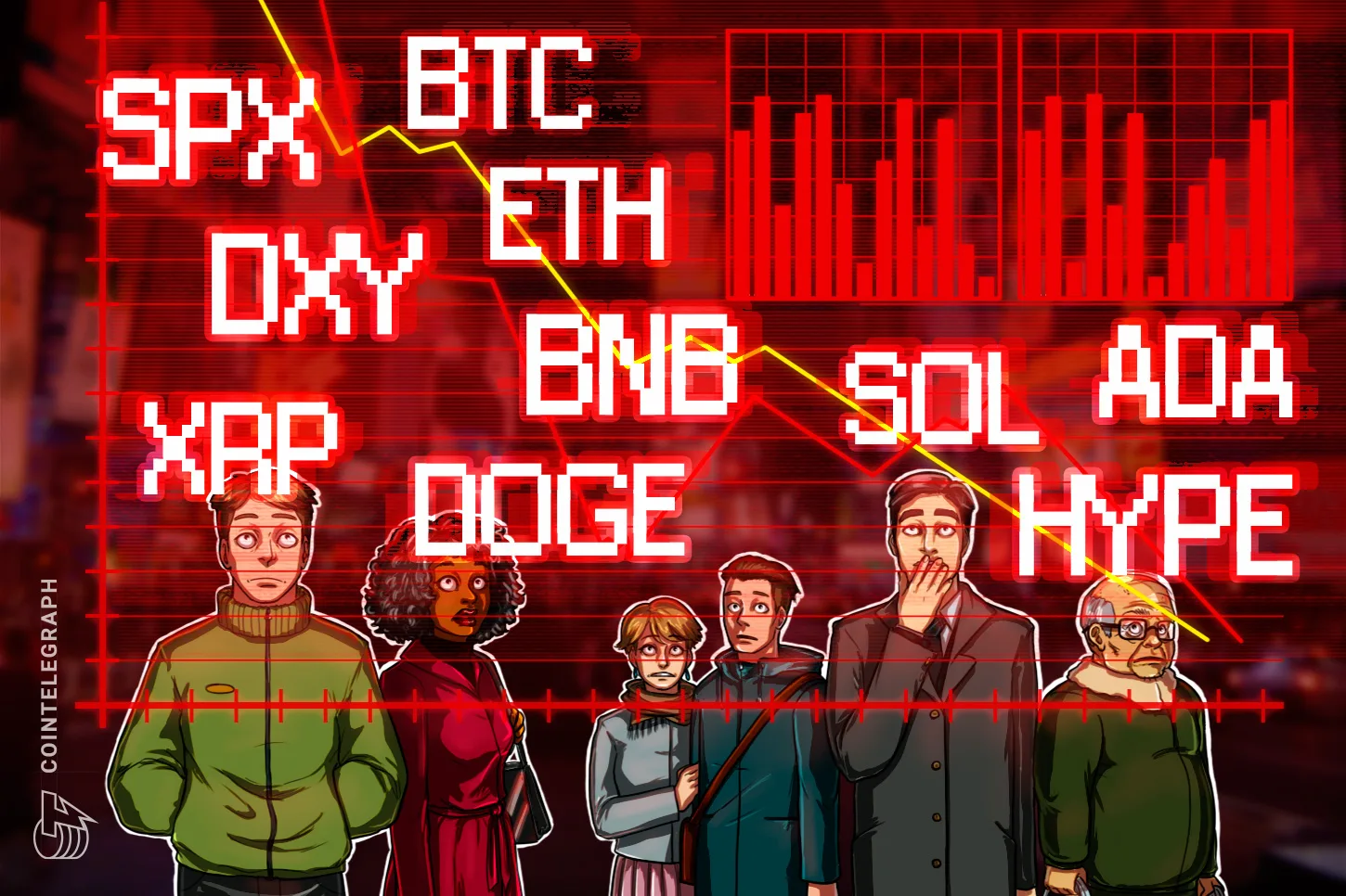 Bitcoin and Major Cryptocurrencies Face Bearish Pressure Amid Inflation Concerns and Geopolitical Tensions
