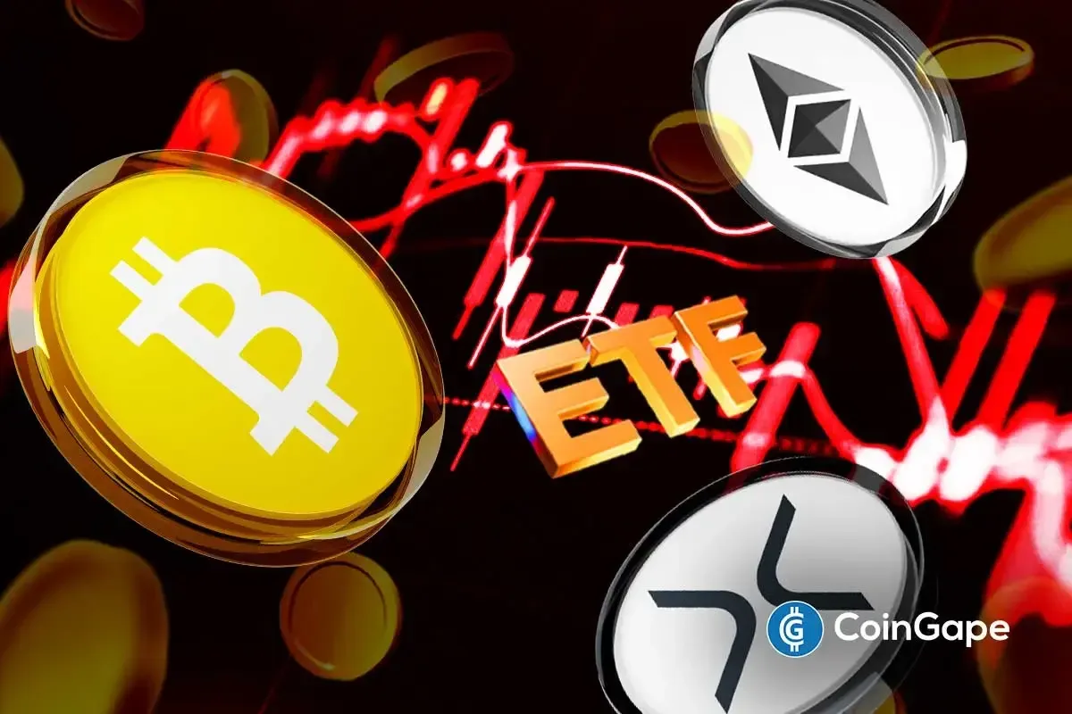 Bitcoin ETF Outflows Continue Amid Ethereum’s Bearish Slide and Rising XRP Demand