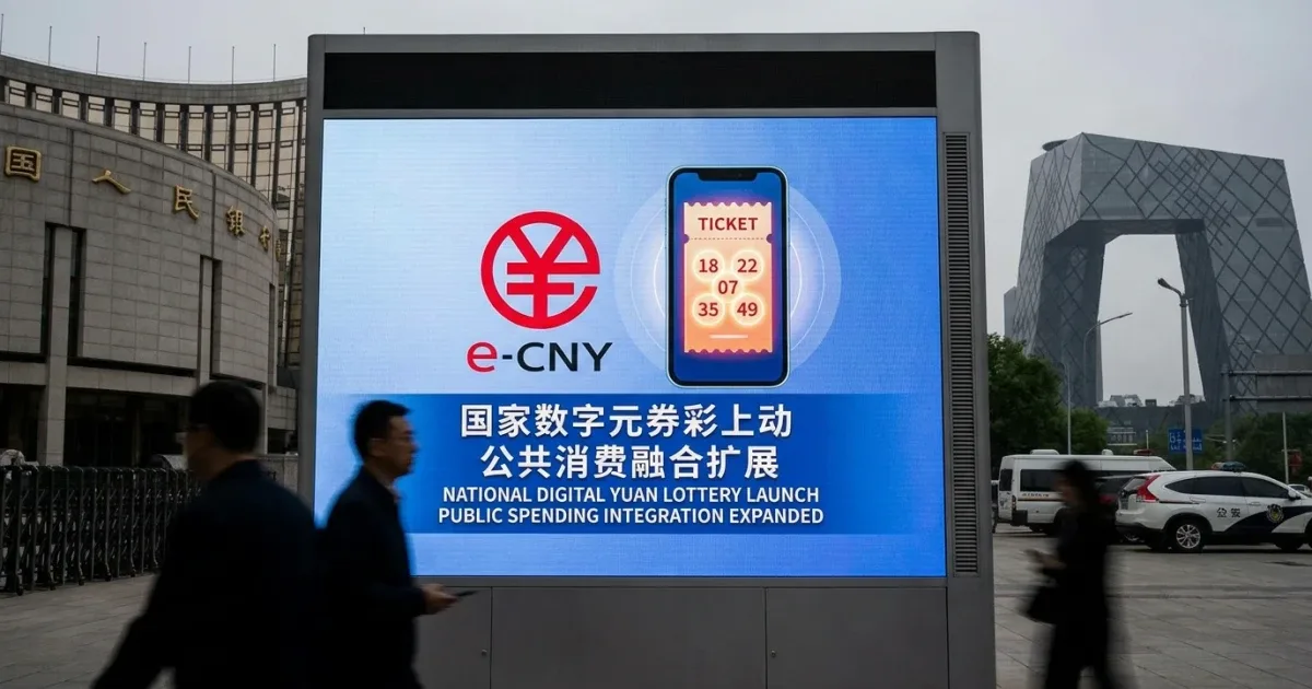 China Accelerates Digital Yuan Adoption Through Lotteries and Public Sector Payments