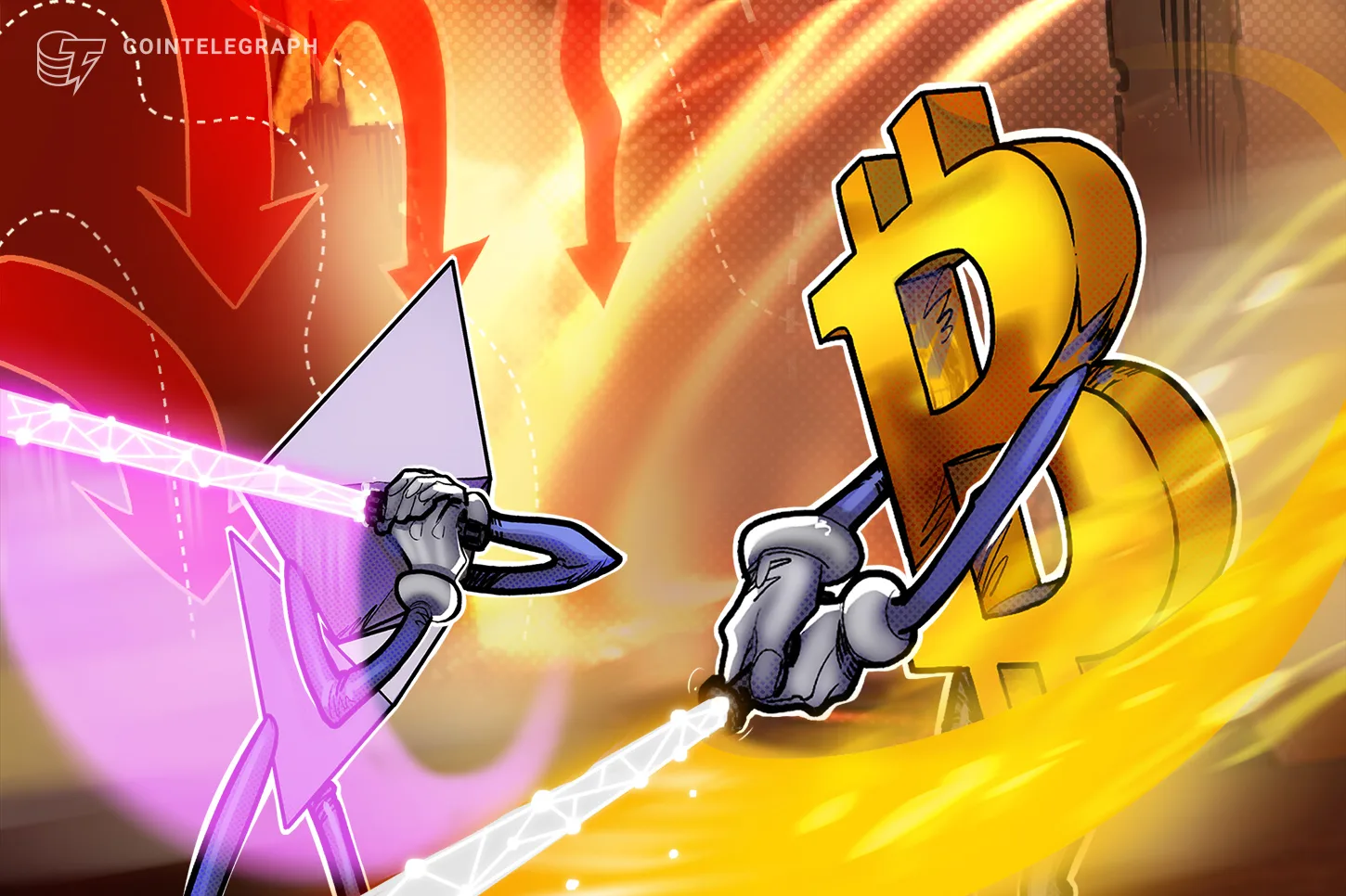 Ethereum’s Ether Has Dropped Over 35% Against Bitcoin in a Year Amid Bearish Signals