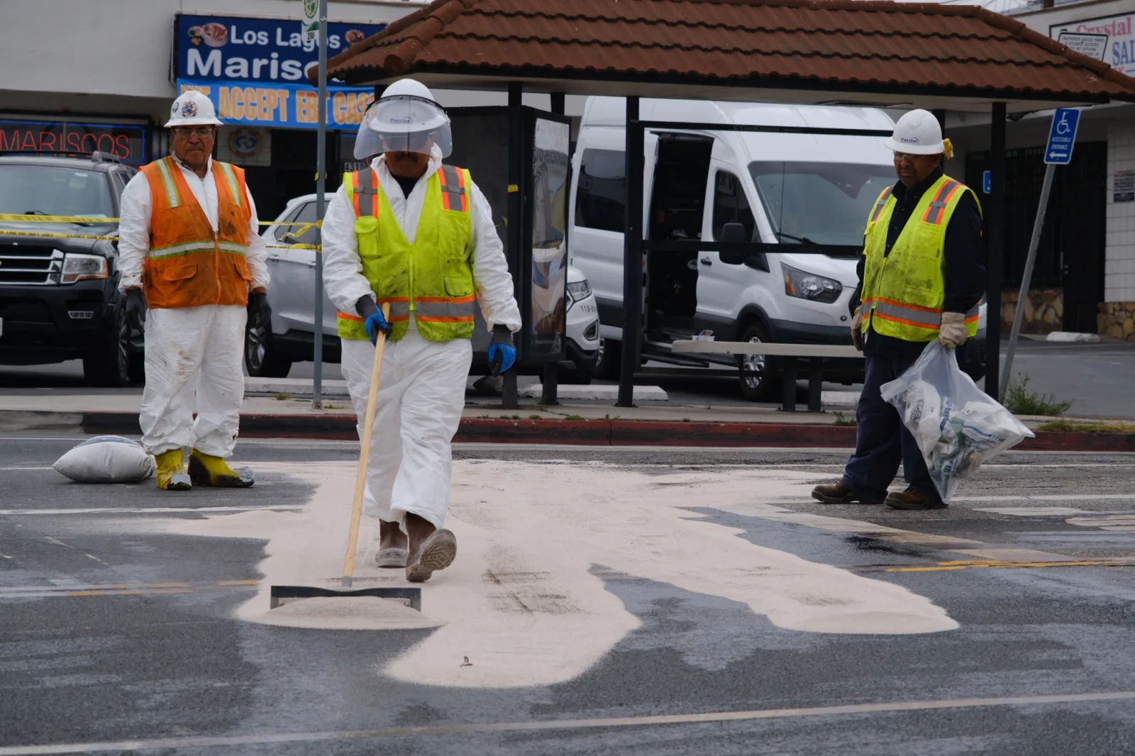 Investigating East LA Oil Spill: Drilling Crew Linked to Pipeline Rupture