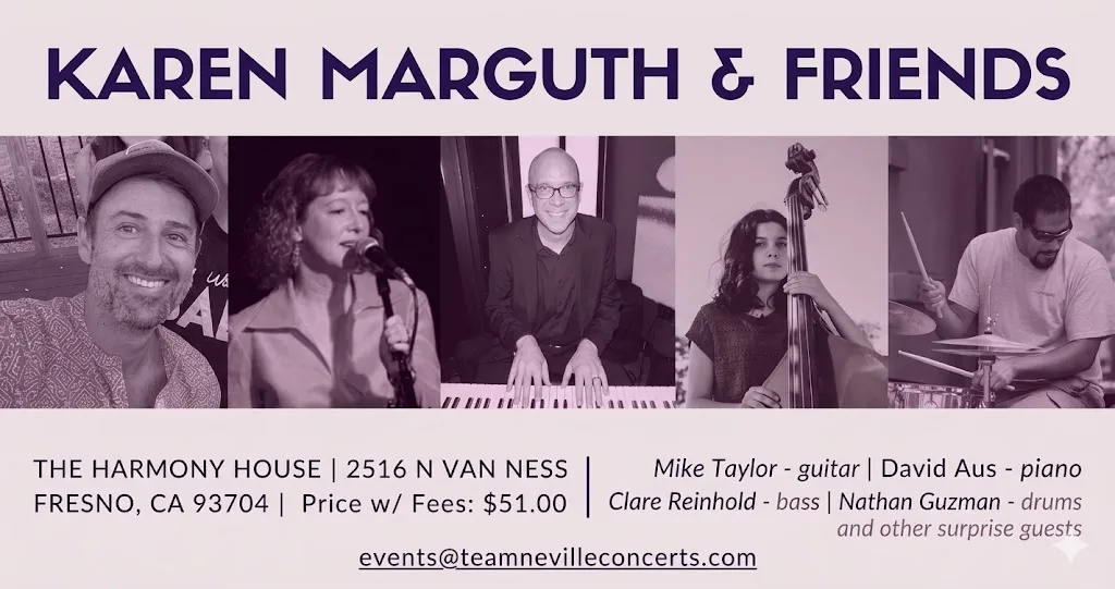 Jazz Vocalist Karen Marguth Brings Friends to Fresno Performance