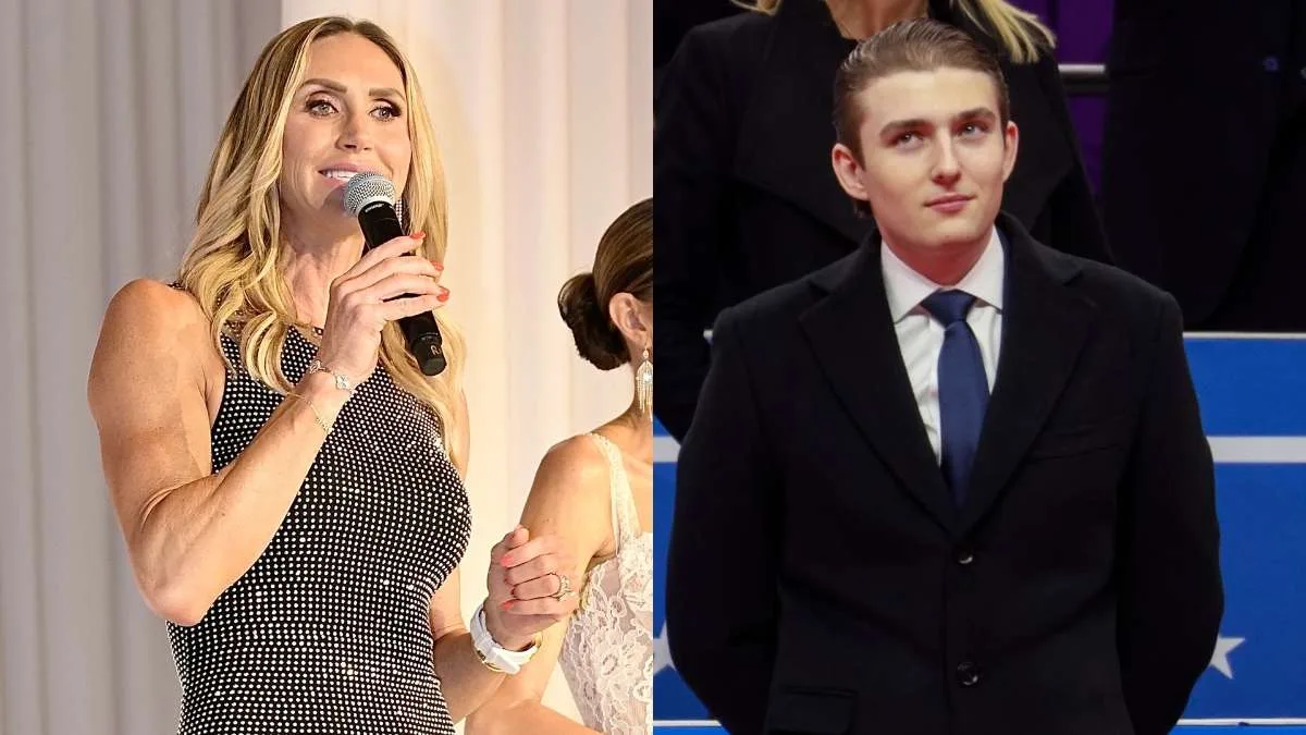 Lara Trump Dismisses Time Traveler Conspiracy Theory About Barron Trump