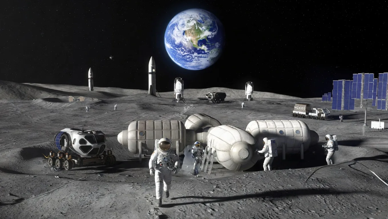 NASA Advances Plans for Permanent Moon Base with SpaceX Leading Human Landings