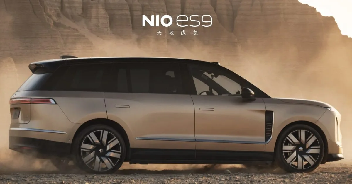 NIO Unveils ES9, China's Largest Electric SUV Priced From $54,000 With Battery Leasing Option
