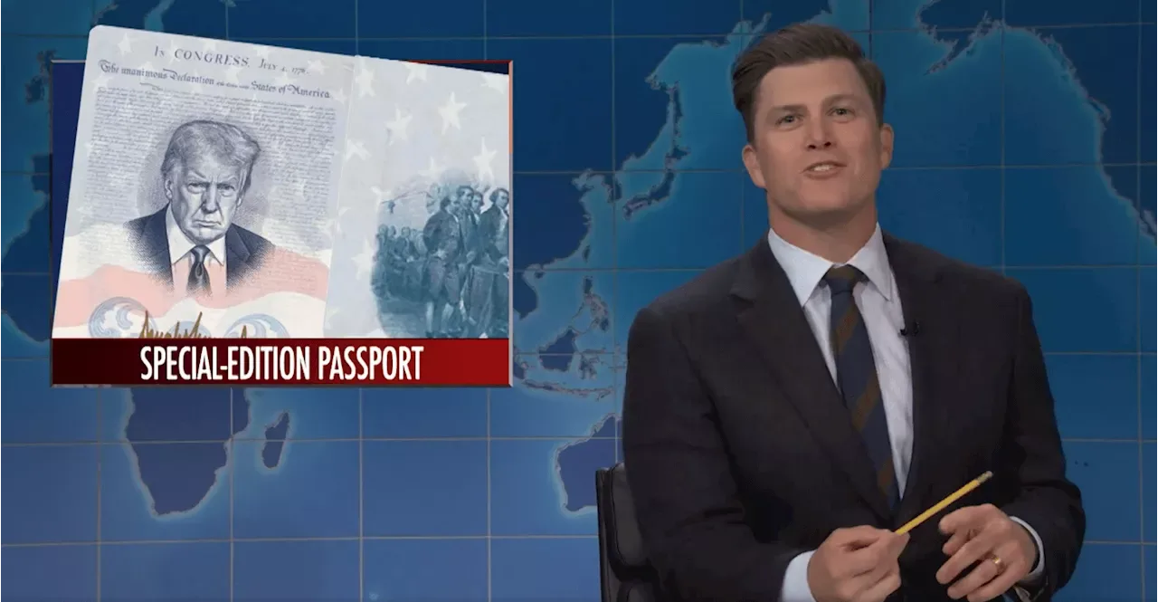 SNL's Weekend Update Lampoons Trump Passport Initiative and King Charles State Visit