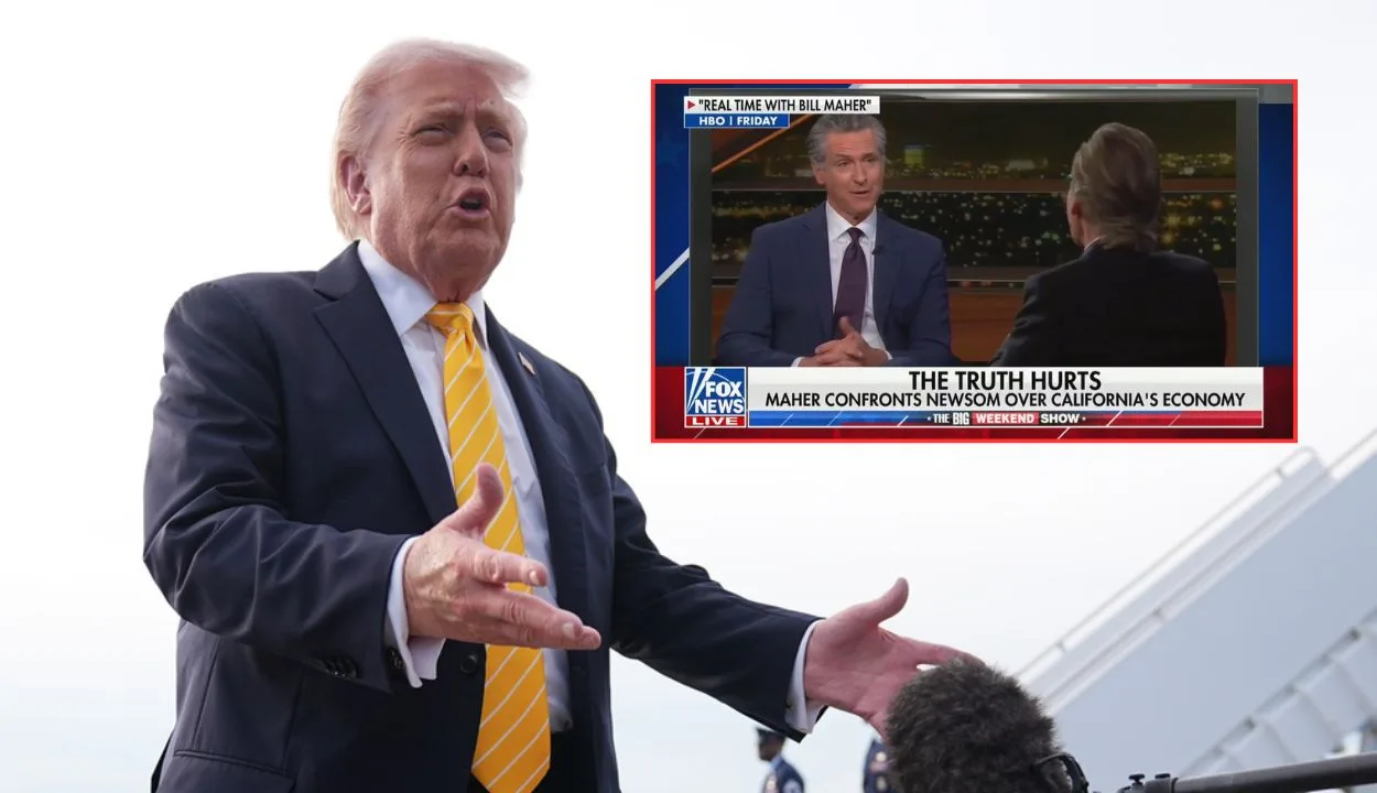 Trump Attacks Bill Maher for Performance Against Newsom, Claims Host's Ratings Falter