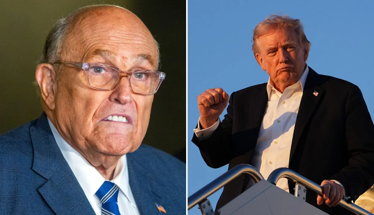 Trump Attacks Democrats Over Giuliani Hospitalization in Truth Social Post