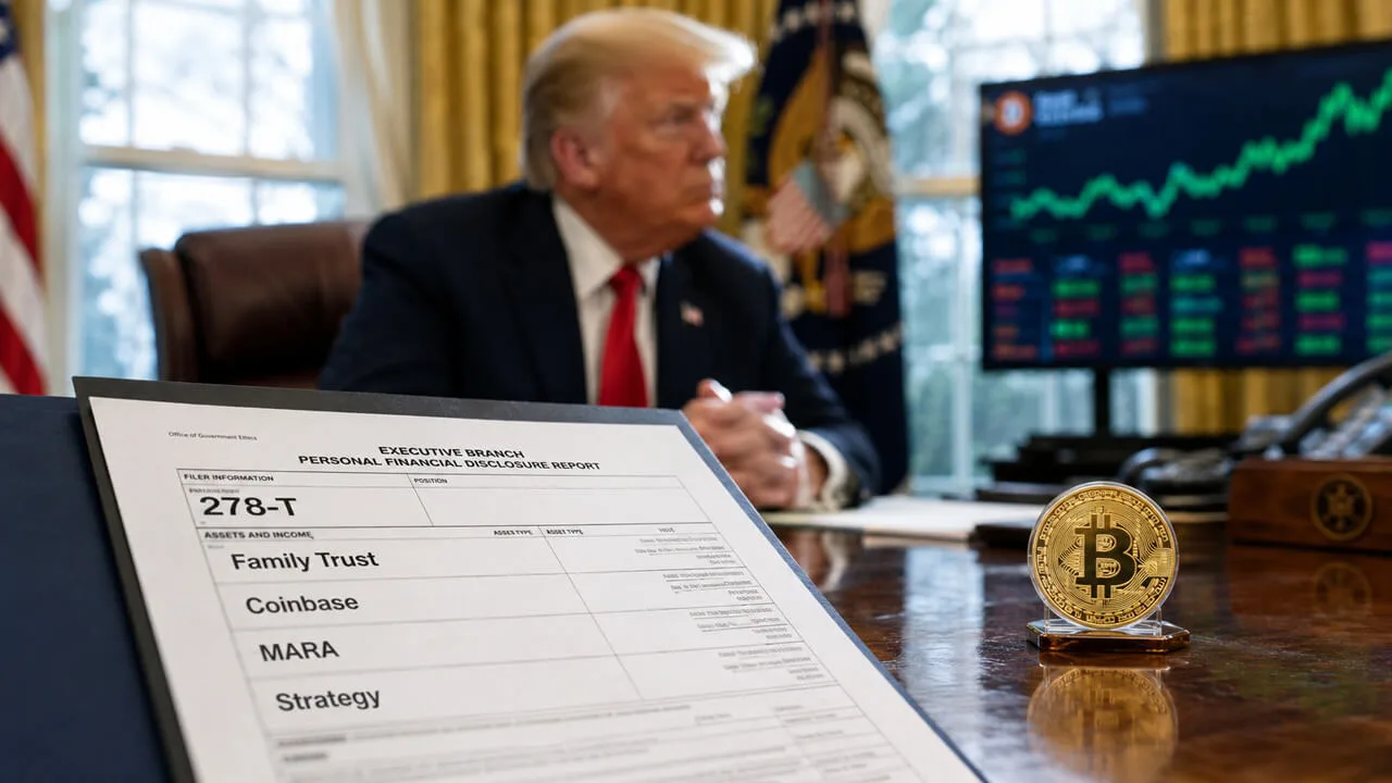 Trump Family Trust Disclosed Major Crypto-Linked Stock Purchases in Early 2026
