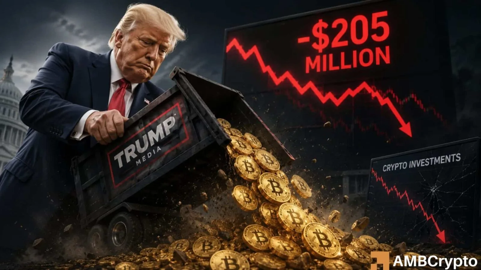 Trump Media Sells 2,650 Bitcoin Amid Heavy Losses, Intensifying Market Pressure