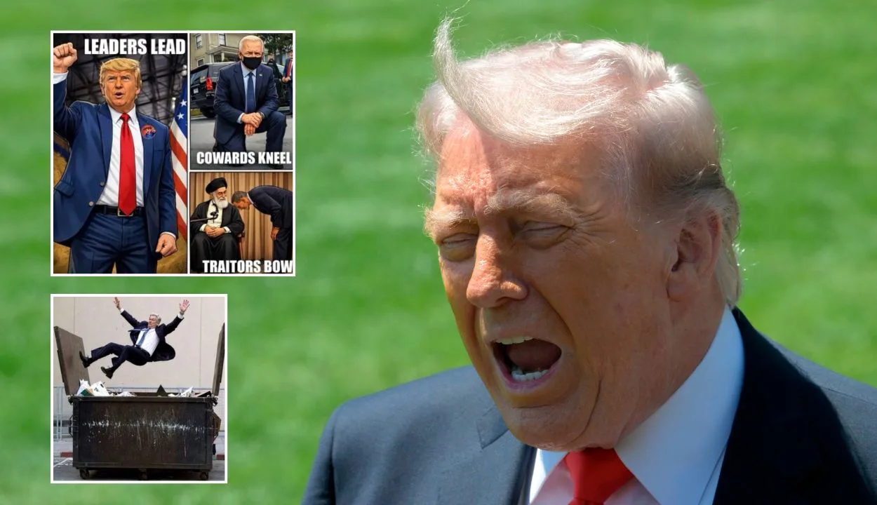 Trump Posts Viral Memes Targeting Obama and Powell Amid Ongoing Political Feud