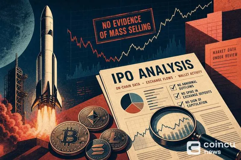 Analysis Finds No Evidence of Cryptocurrency Sell-Off Linked to SpaceX IPO