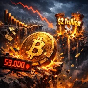 Bitcoin Falls Below $60,000, Dragging Crypto Market Value Down by $2 Trillion