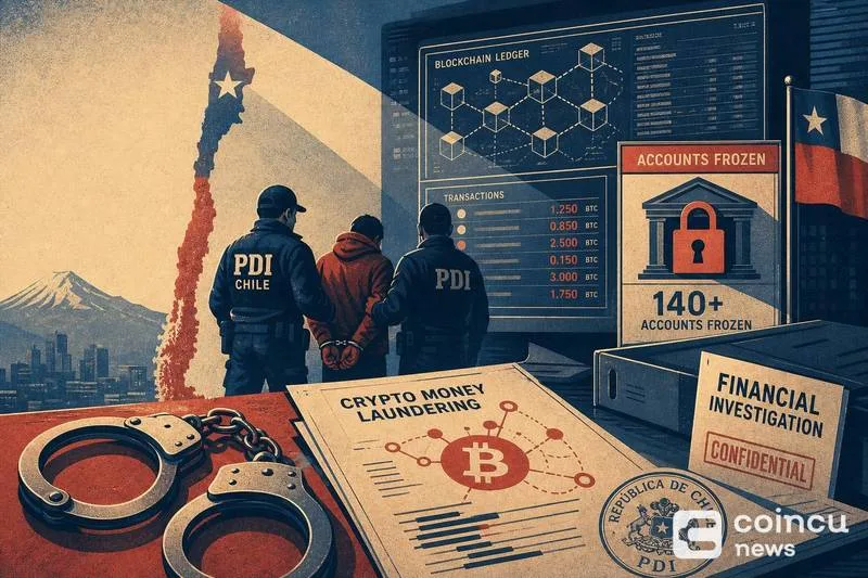Chile Dismantles $88 Million Crypto Money Laundering Network with Mass Arrests and Account Freezes