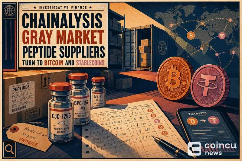 Gray-Market Peptide Sellers Increasingly Adopt Bitcoin and Stablecoins for Payments