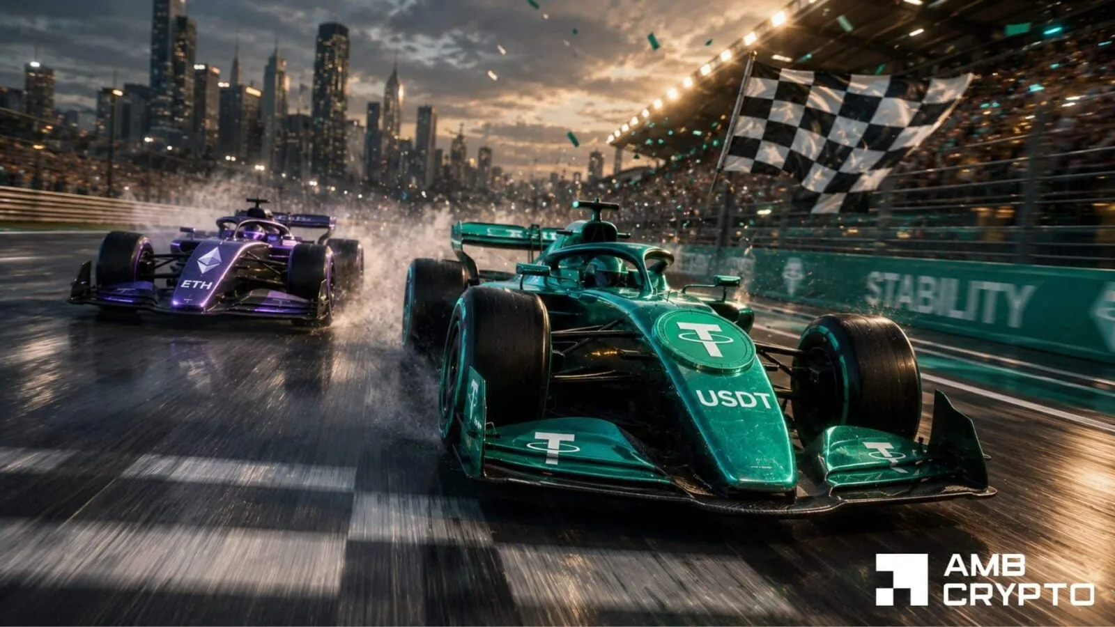 Tether’s USDT briefly surpasses Ethereum in market cap amid crypto sell-off