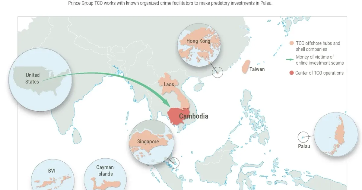 US Targets Cambodia’s Prince Group and Affiliates in Cyber Scam Sanctions