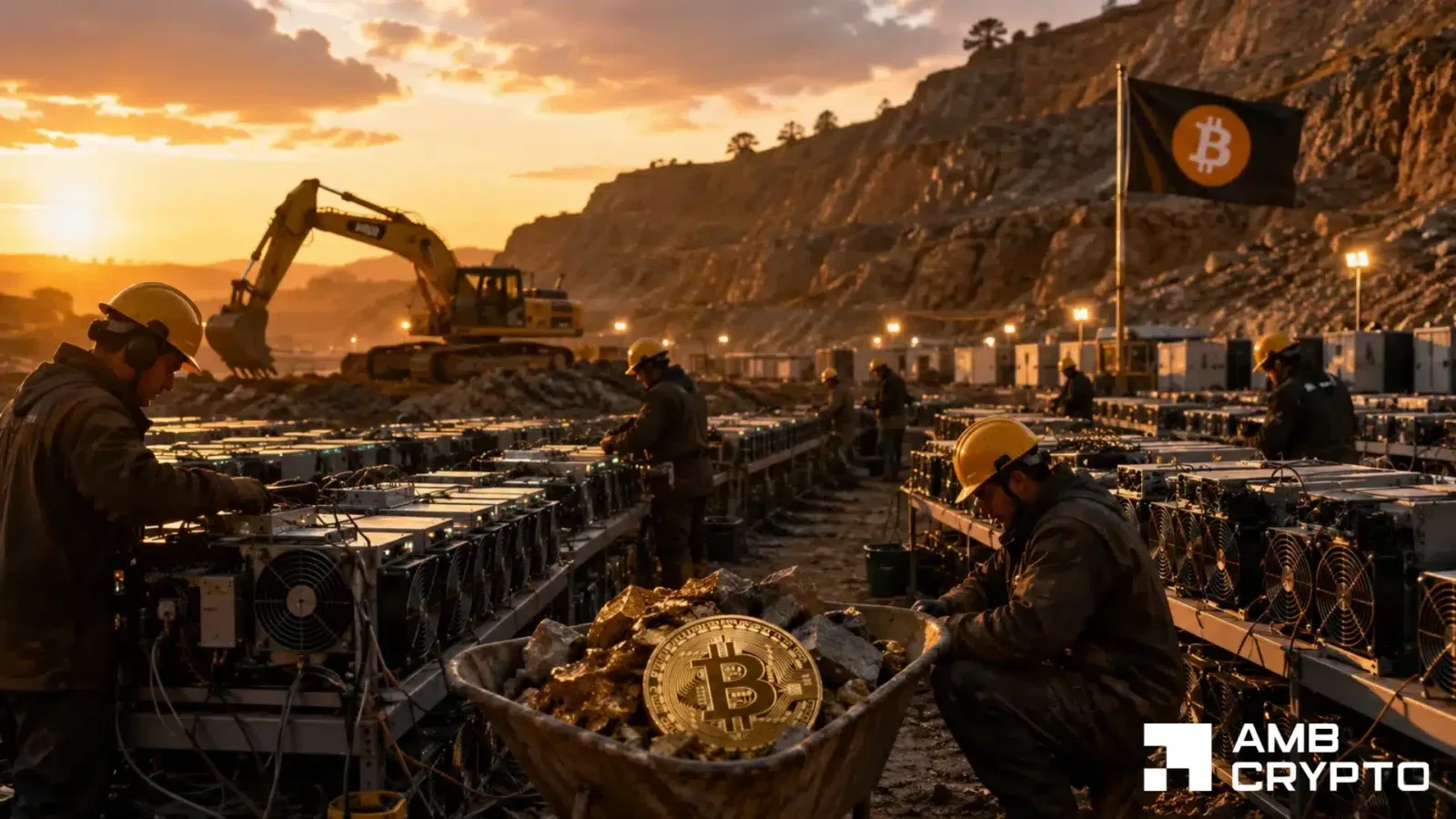Bitcoin Miners Increase Holdings Amid Declining Mining Stock Prices