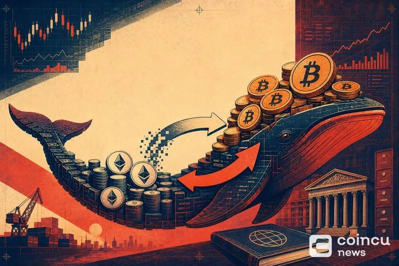 Major Crypto Whale Exchanges Nearly 4,700 ETH for 134 BTC, Signaling Shift Toward Bitcoin