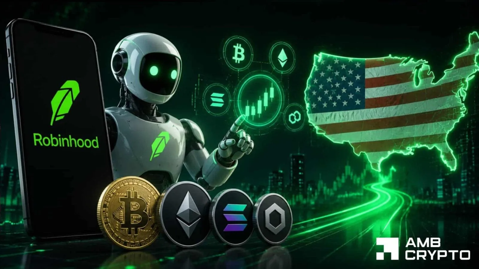 Robinhood Introduces AI-Powered Crypto Trading Agents, Expanding Its US Market Presence