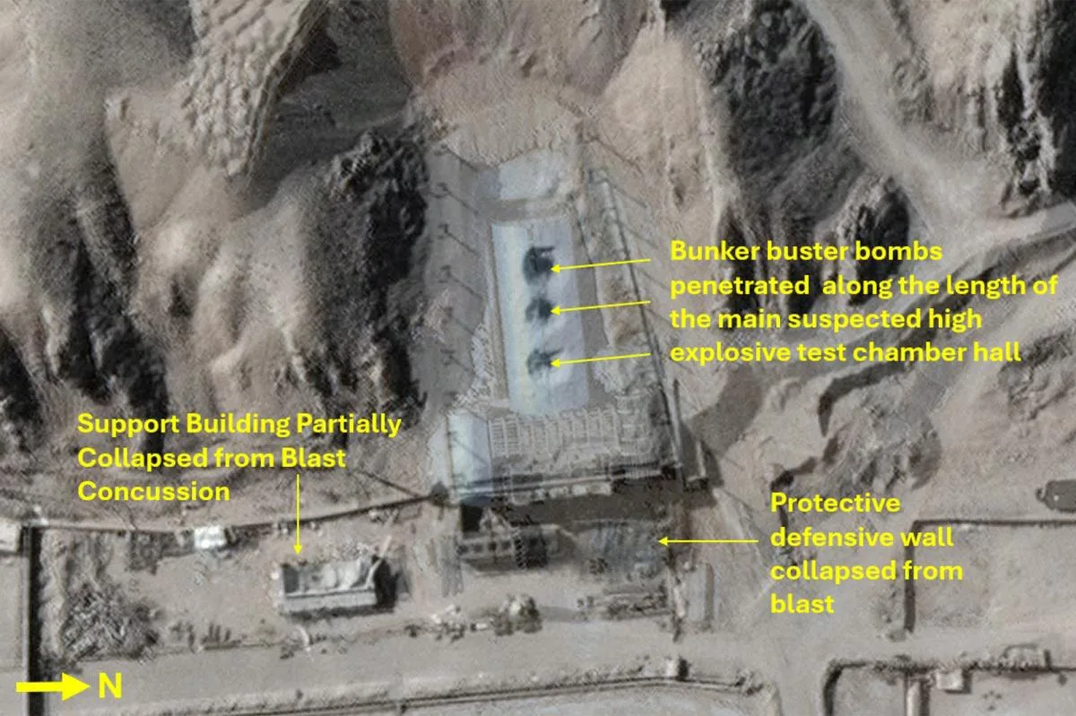 Satellite Images Indicate Iran Is Possibly Rebuilding Nuclear-Linked Sites After Recent Strikes