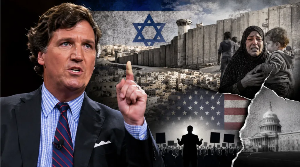 Tucker Carlson Criticizes Israel’s Policies and Announces Plans for U.S. Third Party