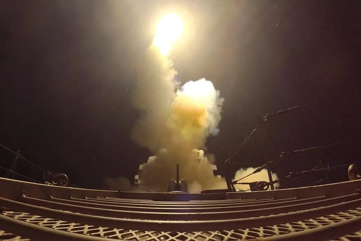 US Forces Launch Strikes on Iran as Explosions Reported Near Strait of Hormuz