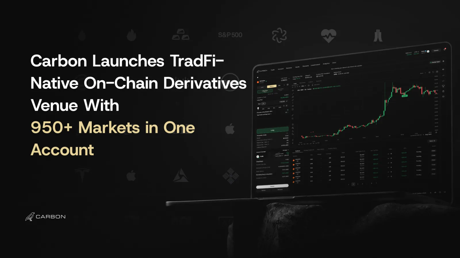 Carbon Launches On-Chain Derivatives Platform Integrating 950+ TradFi and Crypto Markets