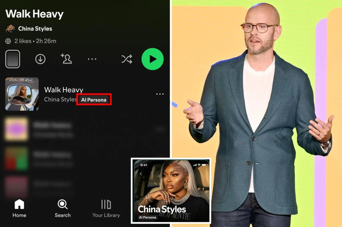 Spotify to Identify AI-Generated Artists with New “AI Persona” Label Starting Mid-September