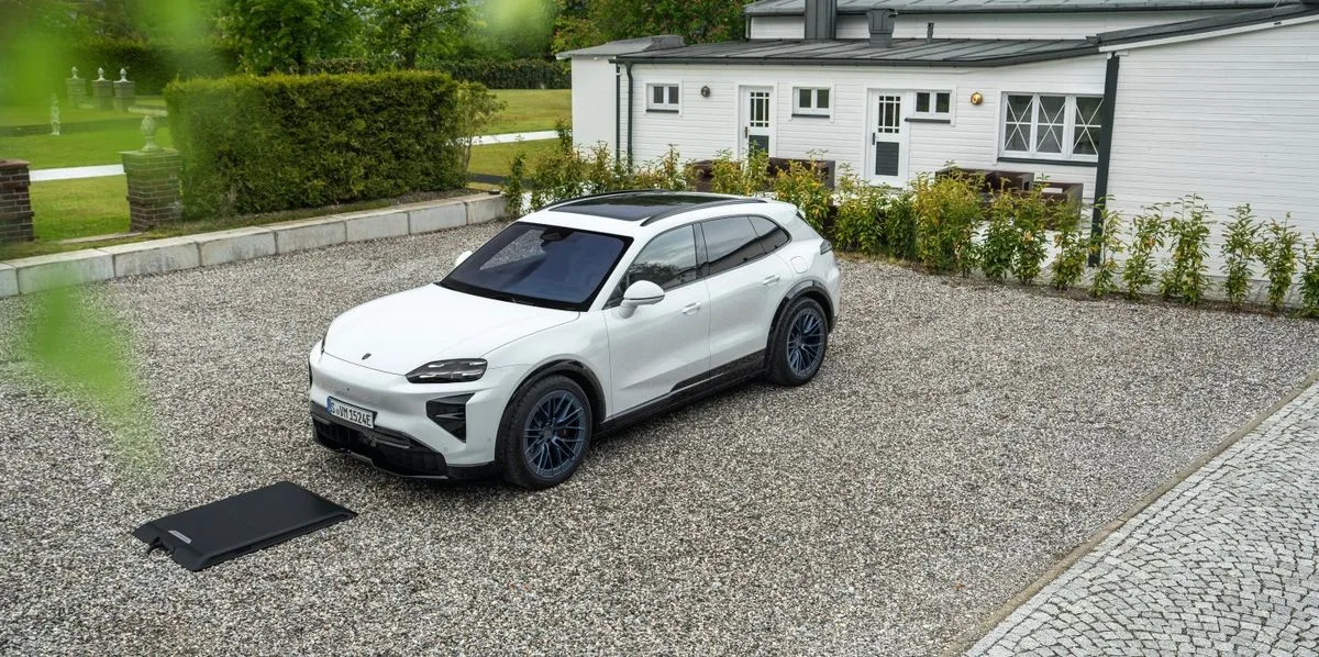 Porsche Introduces Wireless Charging Technology for New Cayenne Electric Models